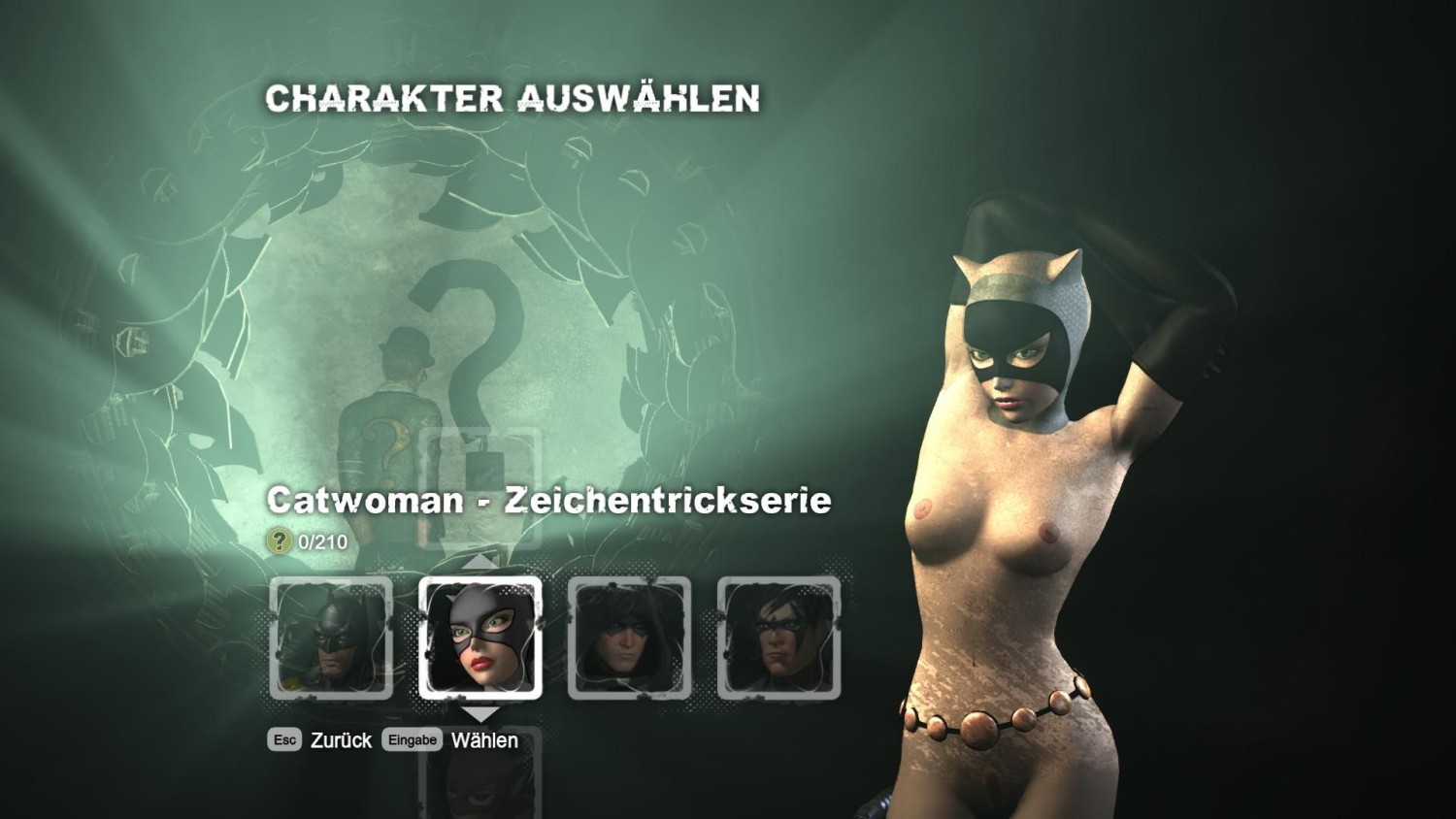 Batman arkham city nude catwoman