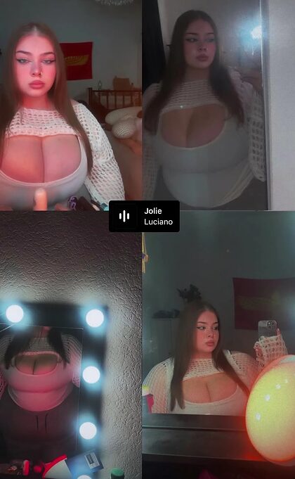 German girl with huge tits nude photo #20