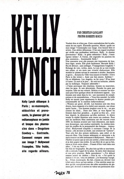 Kelly Lynch nude photo #1