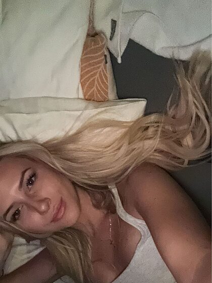 Creamy blonde nude leaks
