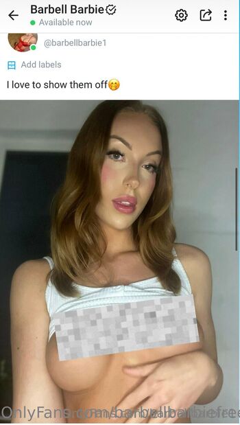 barbellbarbiefree nude photo #40