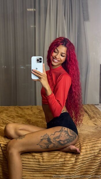 Tattooed Latina Goth / renata.lima nude photo #9