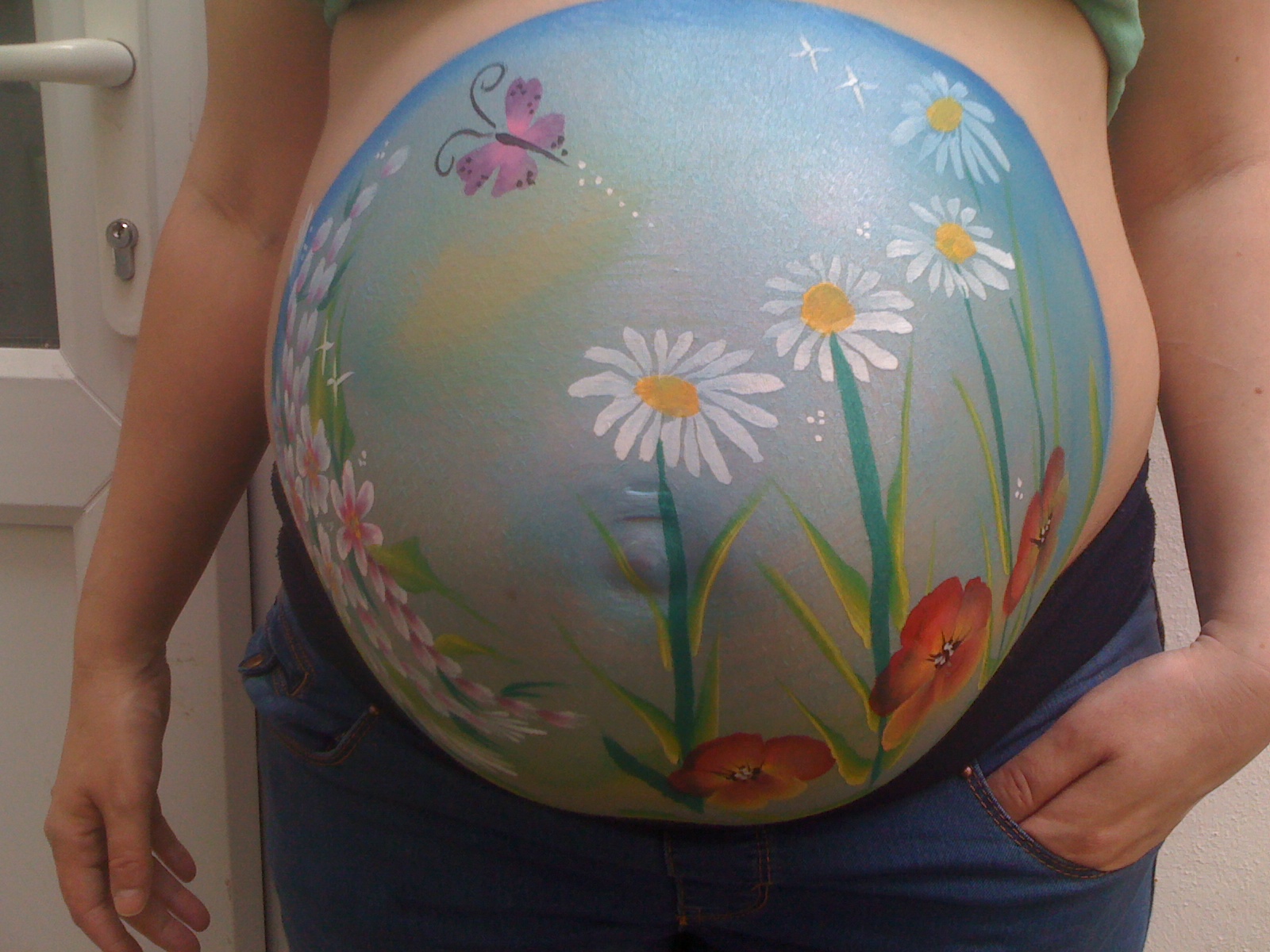 Painted pregnant belly pictures | TubeZZZ Porn Photos