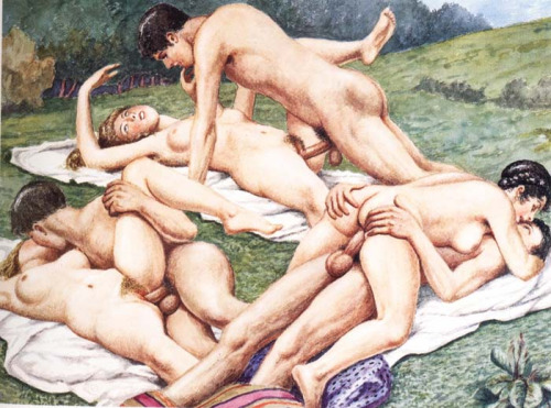 Erotica Orgy - Orgy paintings | TubeZZZ Porn Photos