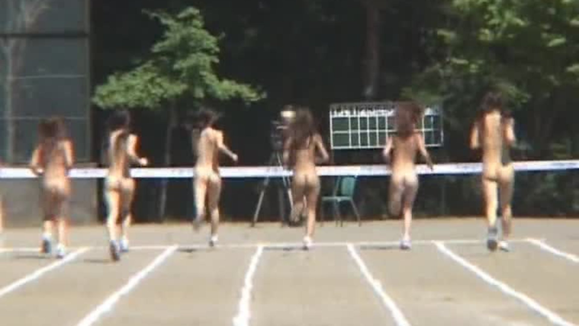 Track and field nude