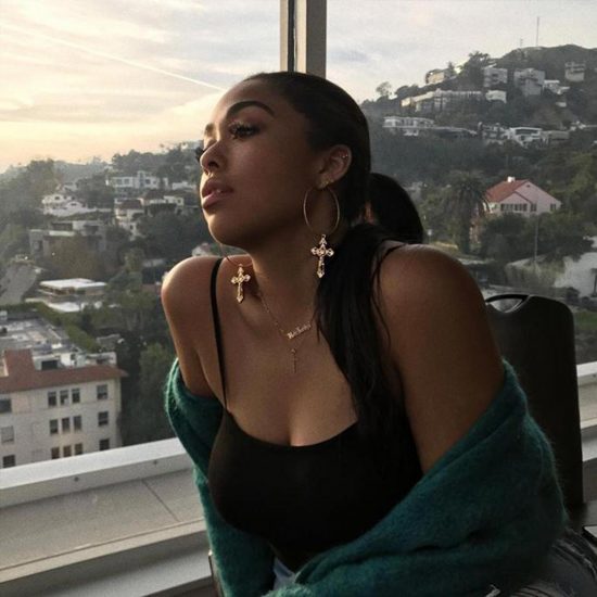 Jordyn Woods cleavage