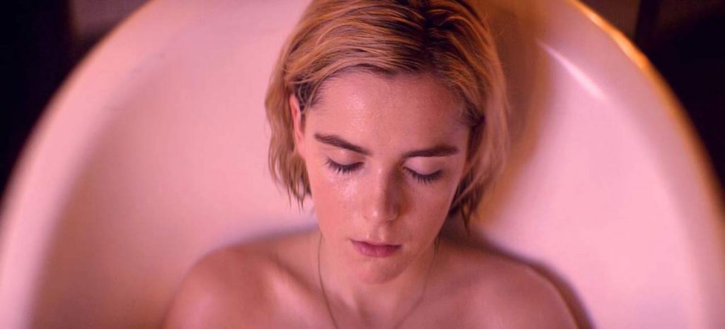 Kiernan Shipka sleeping