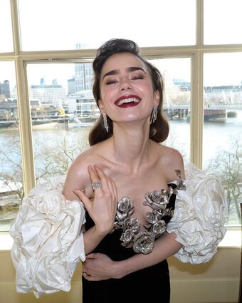 Lily Collins Nude Leaks OnlyFans Photo 91