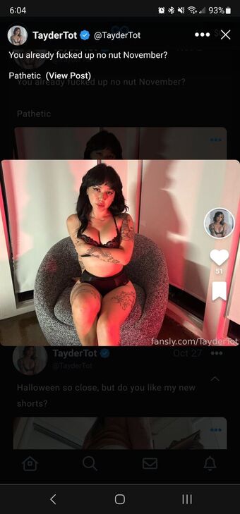 Streamer TayderTot Nude Leaks OnlyFans Photo 9