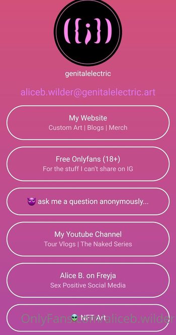 Alice B. Wilde / aliceb.wilder / genitalelectric nude photo #8