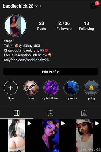 Baddi / baddiebaby28 nude photo #13