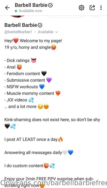 Barbellbarbiefre / barbellbarbiefree nude photo #28