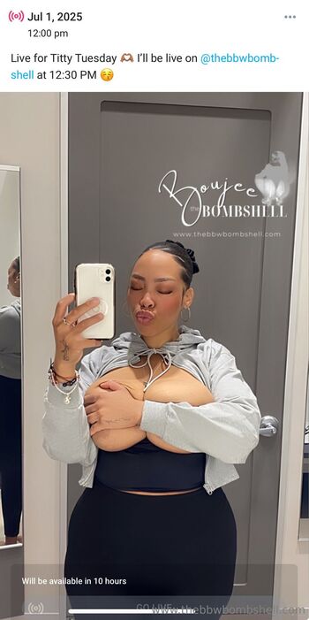 Ur Fave BBW / boujeebombshell nude photo #2