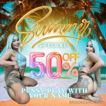 CUSTOM QUEEN Brooke is 𝗖𝗥𝗘𝗔𝗠𝗬 / brookeshowsxx nude photo #2