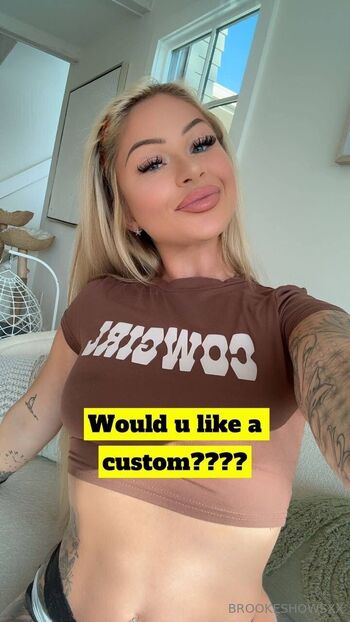 CUSTOM QUEEN Brooke is 𝗖𝗥𝗘𝗔𝗠𝗬 / brookeshowsxx nude photo #20