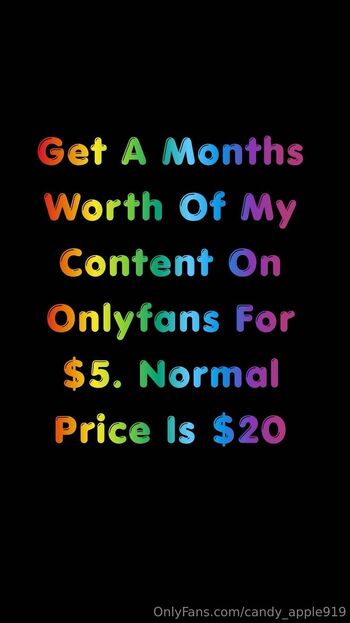 Candy_Apple91 / candy_apple919 nude photo #25