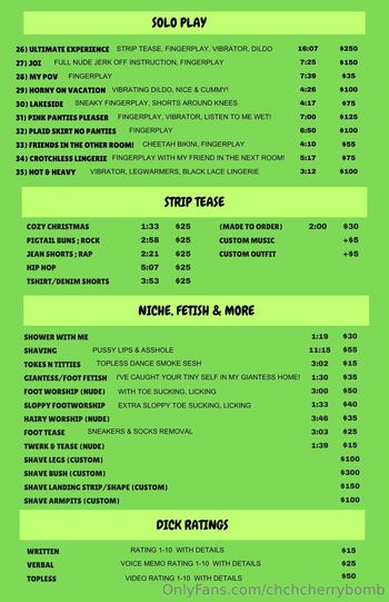 Cherrybomb (Free / chchcherrybomb nude photo #6