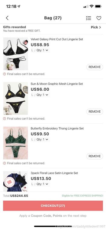 Scarlet / daddylittledevil1997 / daddylittledevi nude photo #24