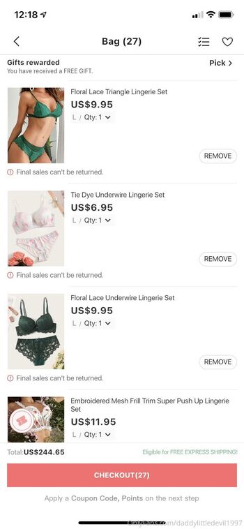 Scarlet / daddylittledevil1997 / daddylittledevi nude photo #27