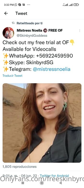 Mistress Noeli / freeskinbyrd nude photo #15