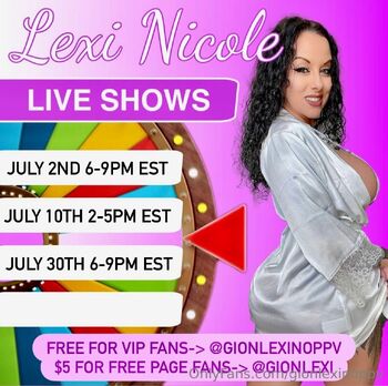 Lexi Nicoles VIP / gionlexinoppv / angelablack2925 nude photo #18