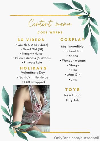 1 nurse on OF / nursedanii nude photo #16