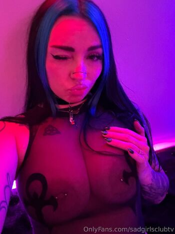 Big Tiddy Goth GF Danyell / sadgirlsclubtv nude photo #35