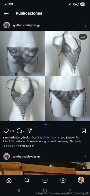 Dizzy Dark Queen / semitattooedgoth nude photo #10