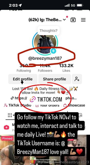 BREEZY Join Free Exclusive Unlocks / thebeastbryce123 nude photo #2