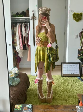 Aria Faye / thetransfairyy nude photo #29