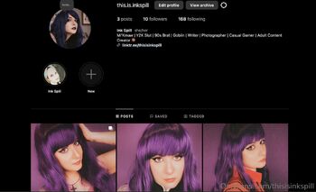 Ink Spil / thisisinkspill nude photo #3