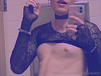 vi (theyshe / violetlesbiansquirrel nude photo #2