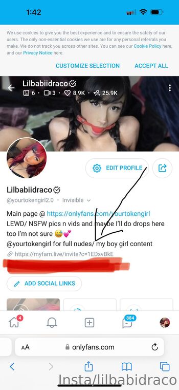 Lilbabiidrac / yourtokengirl2.0 nude photo #15